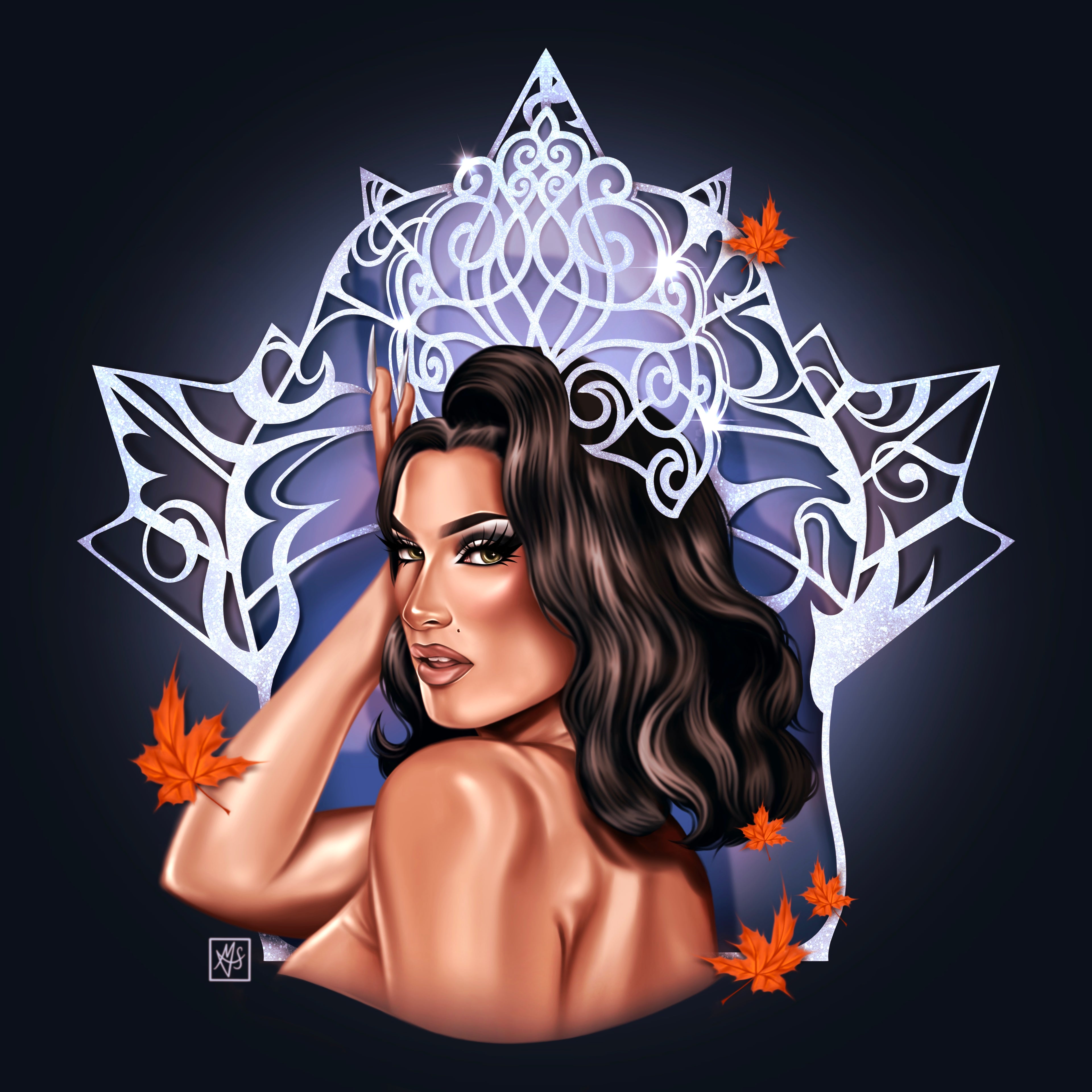 VENUS CROWNING PRINT